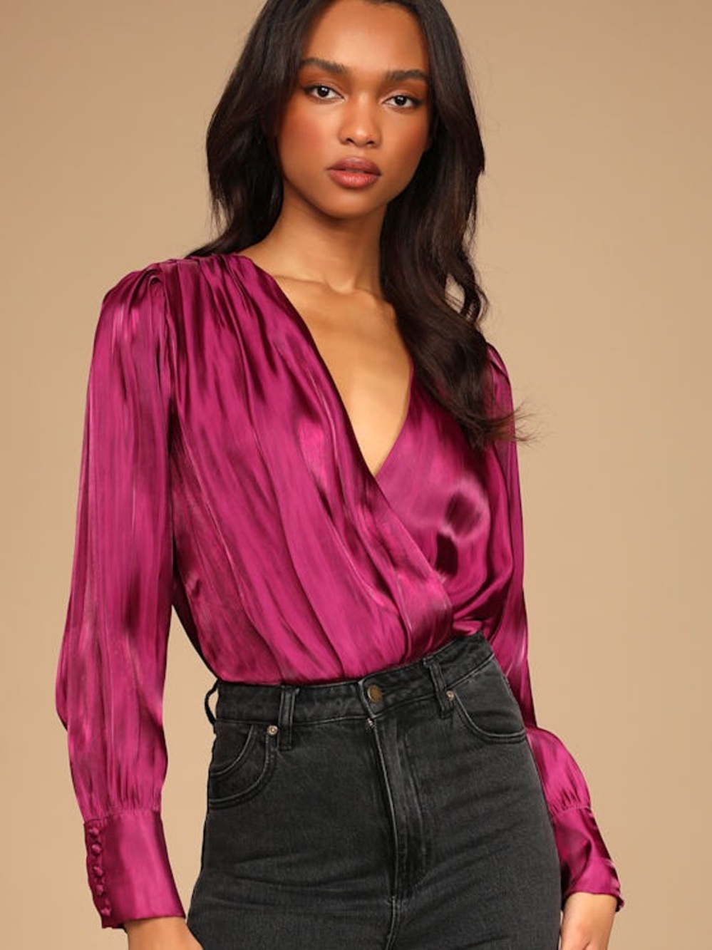 Lulus surplice bodysuit